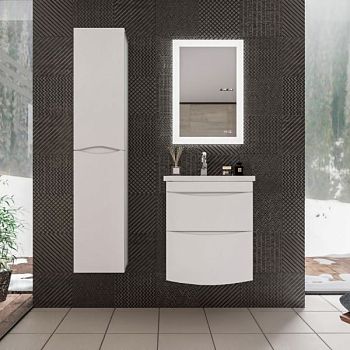 Комплект мебели для ванной Бриклаер ВЕГА 60-2, белый