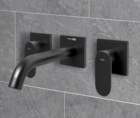 Смеситель для раковины WasserKRAFT Elbе 7445 Черный матовый