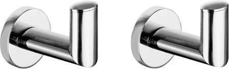 Gedy Demetra, набор из 2-х крючков, цвет хром, артикул 5127(13)