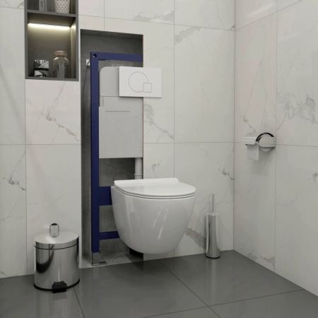 Клавиша смыва Maretti Elio AC12EL-740, белый, артикул AC12EL-740