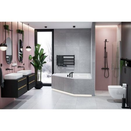 Смеситель на борт ванны EXCELLENT Pi AREX.1233BL (черный мат), артикул AREX.1233BL