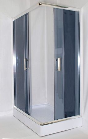 Уголок ZQ121G-L душевой PARLY с поддоном