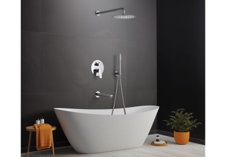 Set 4 в 1 душевой комплект AQUATEK AQ1173CR БЕТТА, артикул AQ1173CR