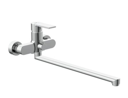 Смеситель для ванны Cersanit BRASKO с длинным изливом однорычажный (64091), артикул 64091