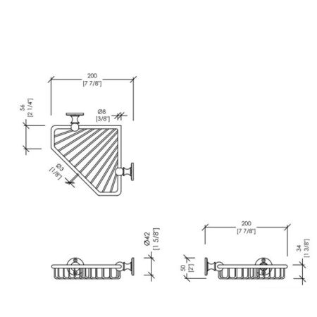 Devon First Class Мыльница угловая решетчатая, настенная, цвет: золото светлое, артикул DD33066OT