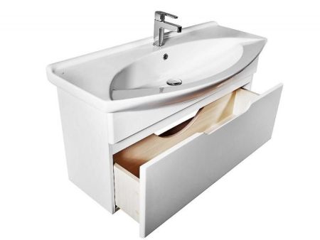 Тумба Laguna 75, белая, артикул 99.0102