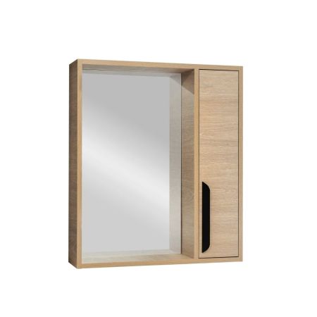 Зеркальный шкаф VIANT "Кёльн" 60 правый светлое дерево 160х600х700 (VKEL60SD-ZSH), артикул VKEL60SD-ZSH