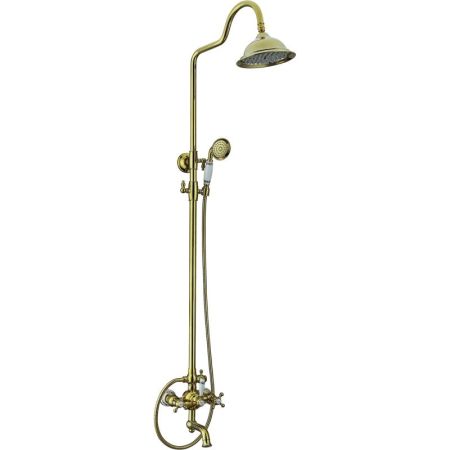 Душевая стойка Seaman Barcelona SSL-5523 Antique Gold, артикул SSL-5523-Antique gold