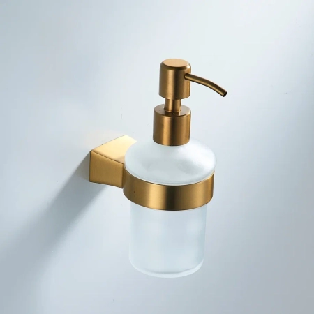 Дозатор жидкого мыла Shevanik SG5744G, золотой сатин, артикул SG5744G