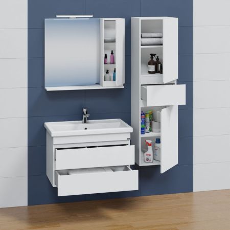 Тумба для умыв. "Марс 80" 2 ящ.  подвес. (ум. Фостер 80), артикул 700296