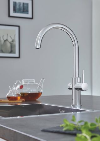 Смеситель для кухни GROHE Red Duo, бойлер M-size, хром, (30083001)