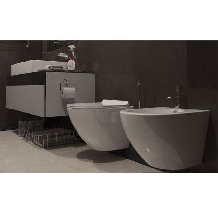 Биде Timo Kulo TK-404 подвесное Белое, артикул TK-404