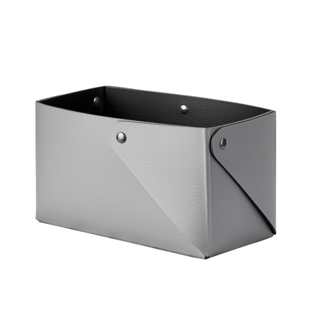 ADJ Коробочка MIU для чайных пакетов, 7x17xH8 см., цвет: серый/черный, артикул 0050.03/01