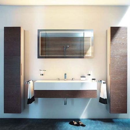 Зеркальный шкаф Keuco Edition 300 65 30201 171201 с подсветкой Белый, артикул 30201171201