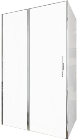 Душевой уголок Allen Brau Priority 120x80 3.31007.00 + 3.31013.00 хром, артикул 3.31007.00 + 3.31013.00