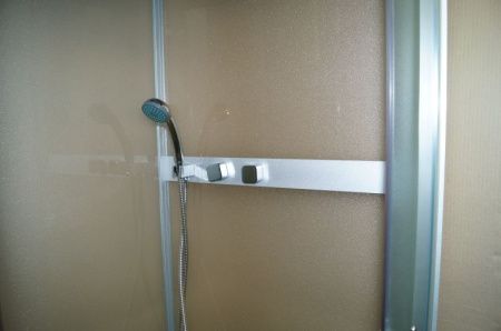 Душевая кабина Parly Frost FQ81 80х215 профиль Сатин стекло матовое рифленое