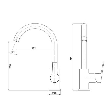 Смеситель для кухни Milardo Meal (M01SBJ0M05), артикул M01SBJ0M05