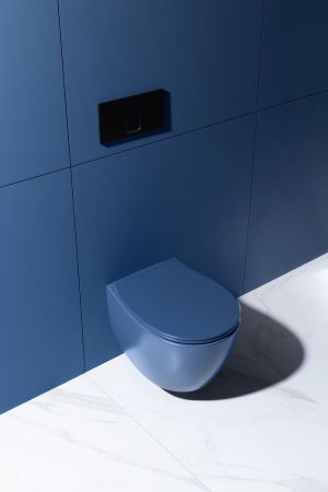 Чаша подвесного унитаза Allen Brau Fantasy 4.11004.ID индиго, артикул 4.11004.ID