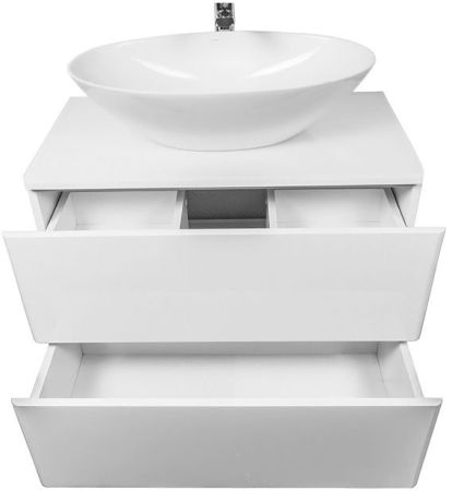 Тумба с раковиной Orange Otto 75 подвесная Белая