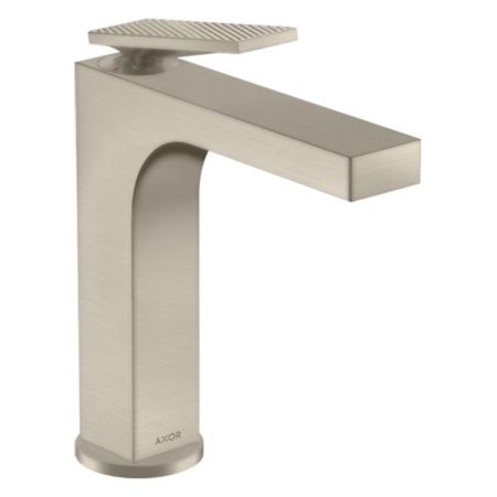 AX Citterio Смеситель для раковины 160, нез.слив,тек, цвет шлифованный никель, артикул 39081820