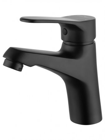 Смеситель для раковины WONZON & WOGHAND, Черный матовый (WW-A40212-MB), артикул WW-A40212-MB