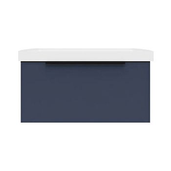 Тумба под раковину подвесная La Fenice SIMPLA FNC-01-SIM-BG-80, синяя