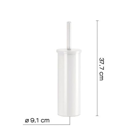 Gedy Flip, напольный металлический ёрш, цвет белый матовый, артикул 5233(22)