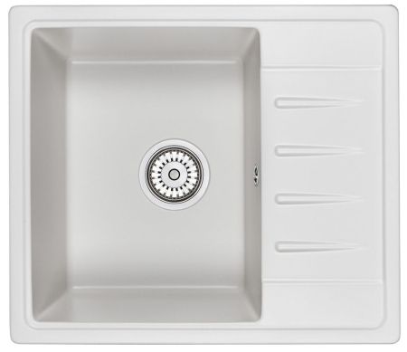 Кухонная мойка GRANULA Standart (5803, БЕЛЫЙ), артикул 5803, БЕЛЫЙ