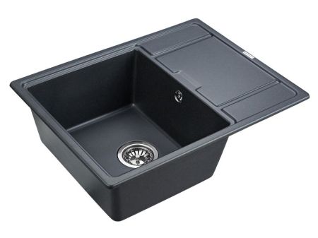 Кухонная мойка Paulmark Weimar 65 PM216550-BLM Черный металлик