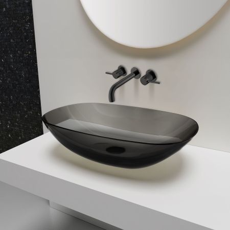 смесители для раковины Vincea Смеситель для раковины Groove VBFW-4G1MB встраиваемый, черный,, артикул VBFW-4G1MB