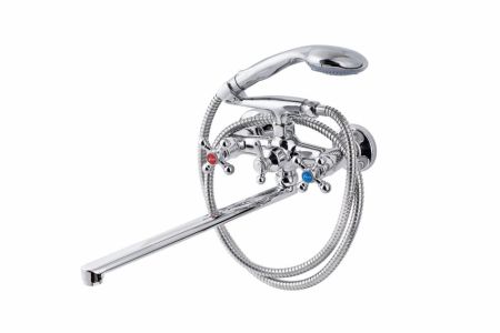 Смеситель для ванны с душем FAUZT FZs-421-54 тип См-ВУДРНШлА, артикул FZs-421-54