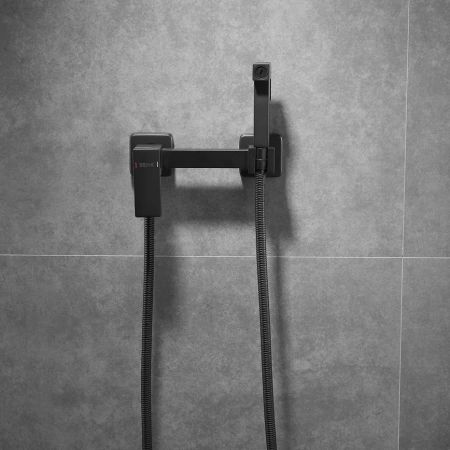 Гигиенический душ со смесителем Shevanik S137H, черный