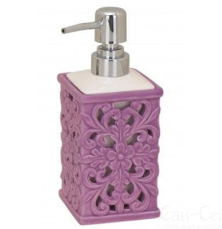 Дозатор жидкого мыла Fixsen Vety FX-A209-MP-1 Фиолетовый Белый Хром