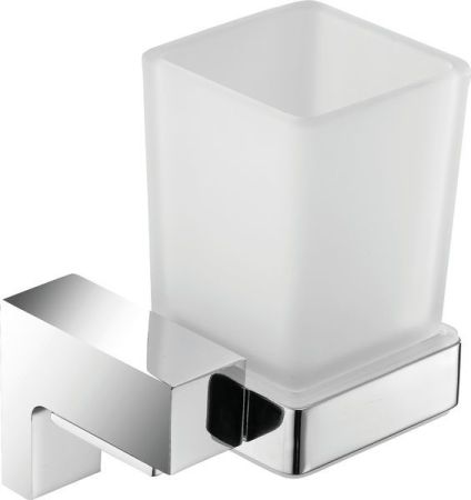 Sanibano Elegance, настенный стеклянный стакан, цвет черный матовый, артикул H8700/16MB