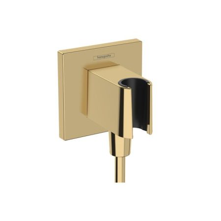 HG FixFit E Шланговое подсоединение с душевым держателем, полир. золото, артикул 26889990