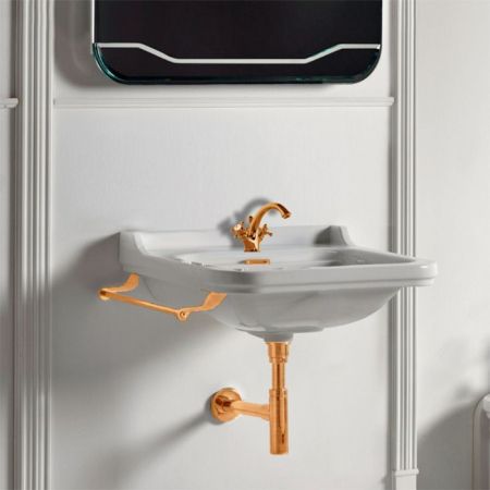 Kerasan Waldorf Заглушка для перелива, цвет золото, артикул 811391oro