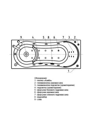 Афродита 150 пустая с фр.экр.(слив справа), артикул AFR150-0000043