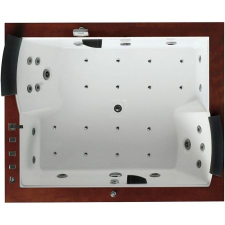 Акриловая ванна Gemy G9052-II K 186х151 R с гидромассажем