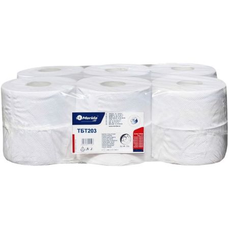 Туалетная бумага Merida Top Mini ТБТ203 Белая