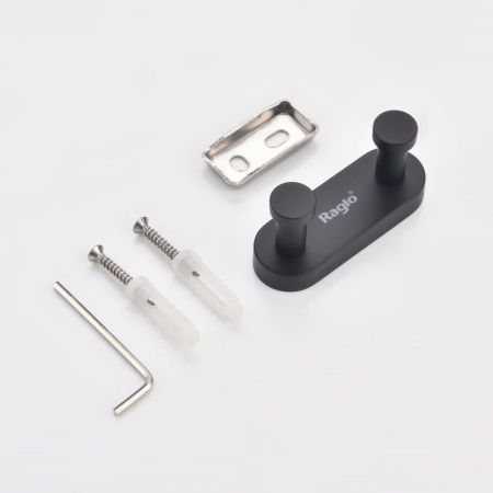 Крючок для ванной комнаты Raglo R300.052.06, черный