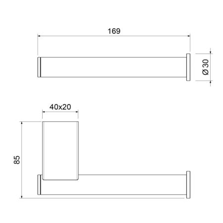 Бумагодержатель Timo Luiro золото матовое (18541/17), артикул 18541/17