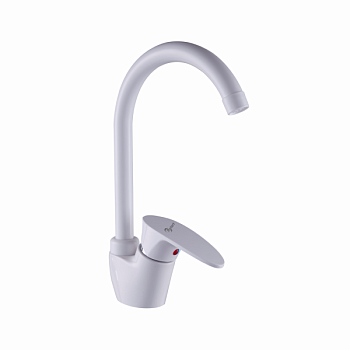Смеситель для кухни Plstart PL4105-8, белый