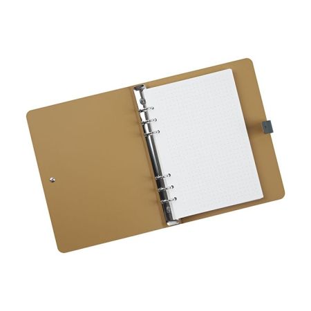 ADJ Блокнот А5, 16,5x25 см., цвет: оливковый/горчичный, артикул 1625.55/40