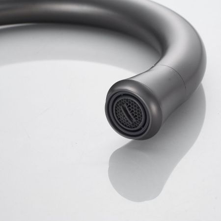 Смеситель для кухни Raffine F103T, оружейная сталь