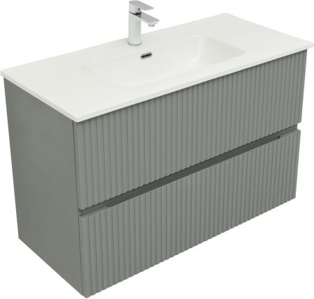Тумба под раковину Aquanet Джейн 100 мисти грин, артикул 00313320