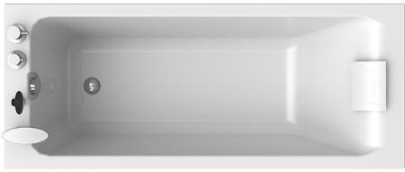Акриловая ванна Radomir Vannesa Агата 3 175x75 2-01-0-0-1-227Р Белая без гидромассажа, артикул 2-01-0-0-1-227Р