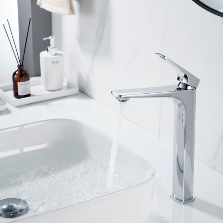 Смеситель для раковины высокий Shevanik S4211, хром, артикул S4211