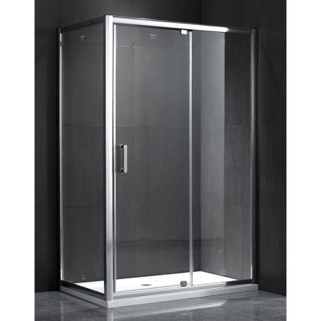 Душевой уголок Gemy Sunny Bay 140х90 прямоугольный профиль Хром стекло прозрачное, артикул S28191E-A90