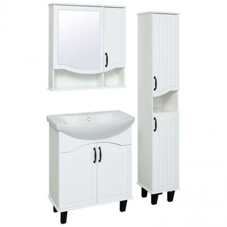 Тумба под раковину Runo Марсель 70 4620750028848 Белая