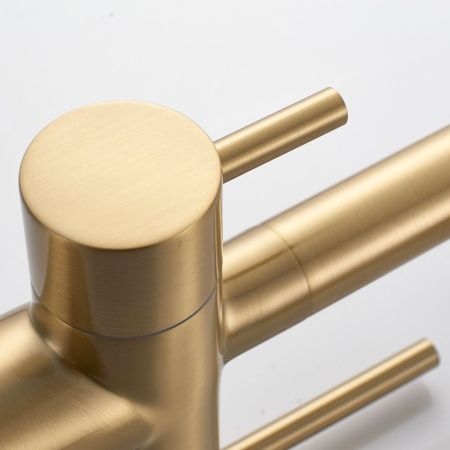 Смеситель для кухни Rose R958G, золотой сатин